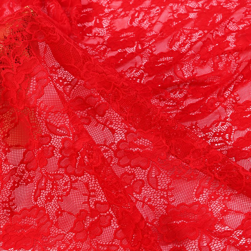 Lace Fabric Nylon Warp Knit for Women's Wear Wholesale Supplier 16